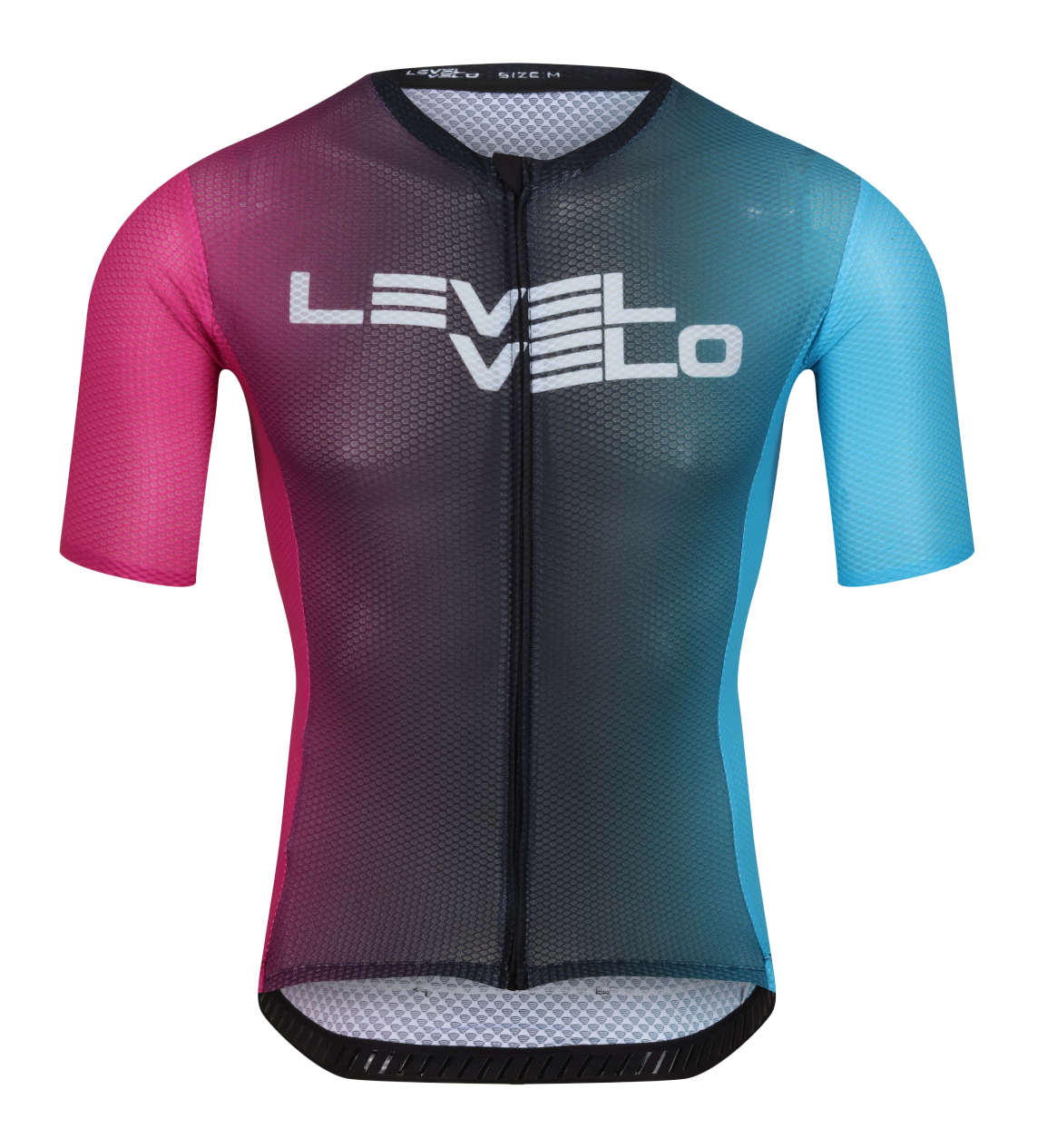 neon fade elite aero cycling jersey level velo two tone