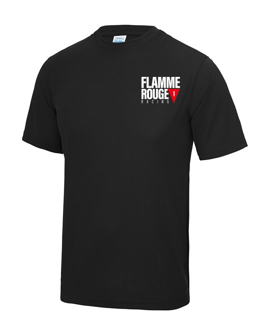 flamme rouge racing black t shirt