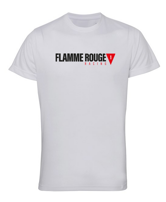 flamme rouge racing white t shirt