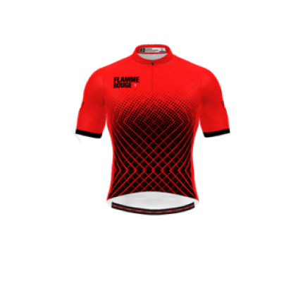 flamme rouge racing custom aero cycling jersey