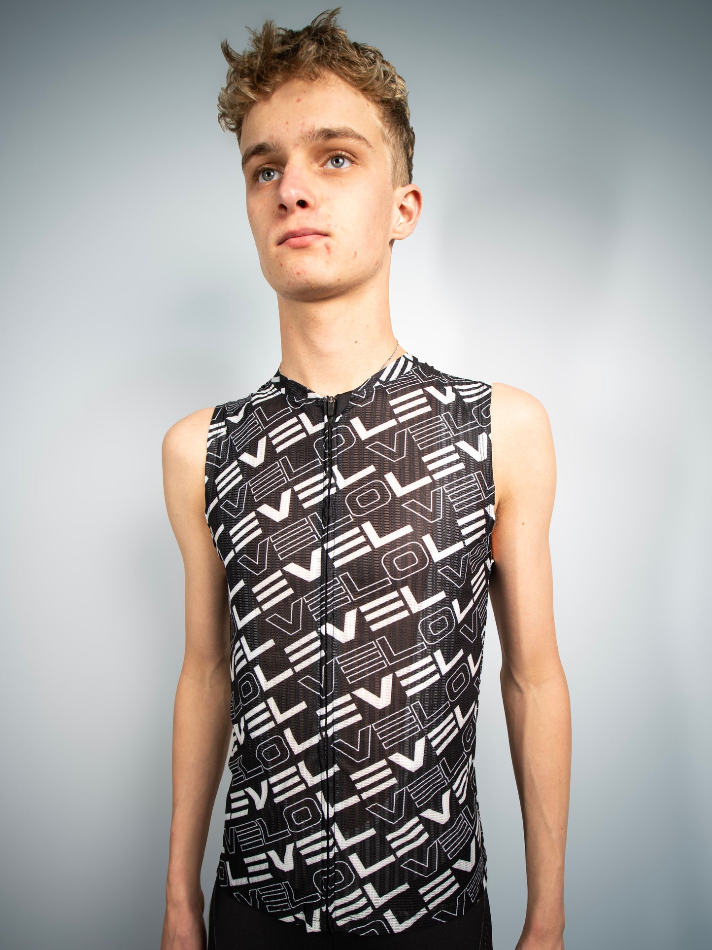 level velo monovelo black elite cycling vest
