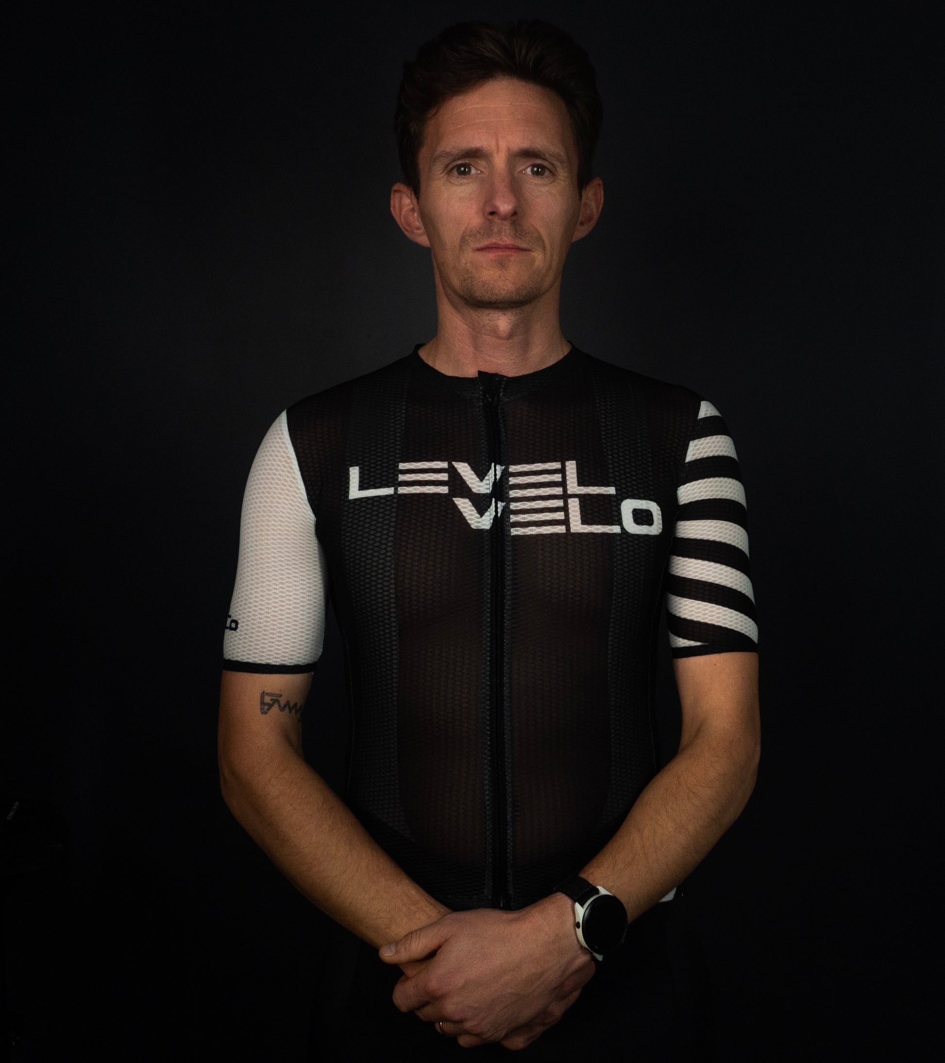 level velo glitch superfly cycling jersey