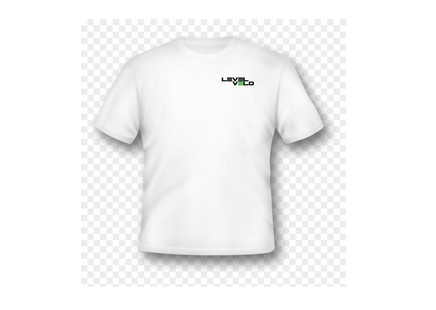 Level Velo Cotton Tee white - LEVEL VELO