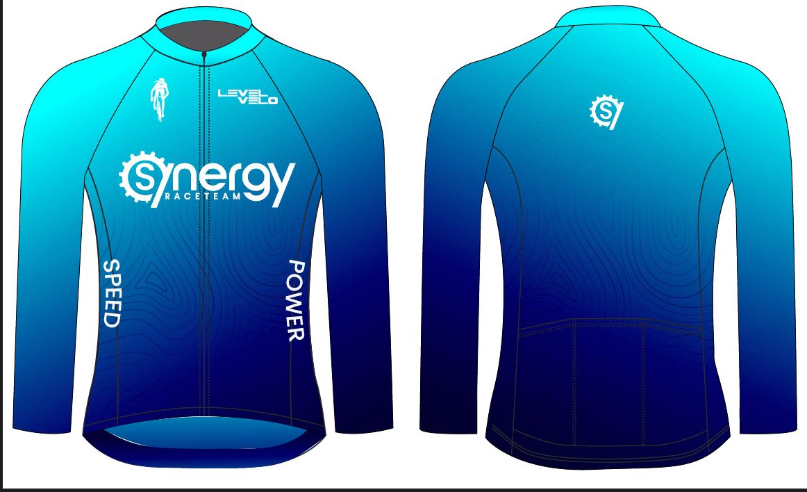 Synergy Long Sleeve Jersey Mens - race fit - LEVEL VELO