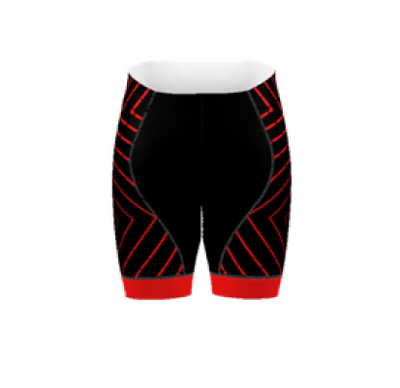 flamme rouge racing black cycling shorts