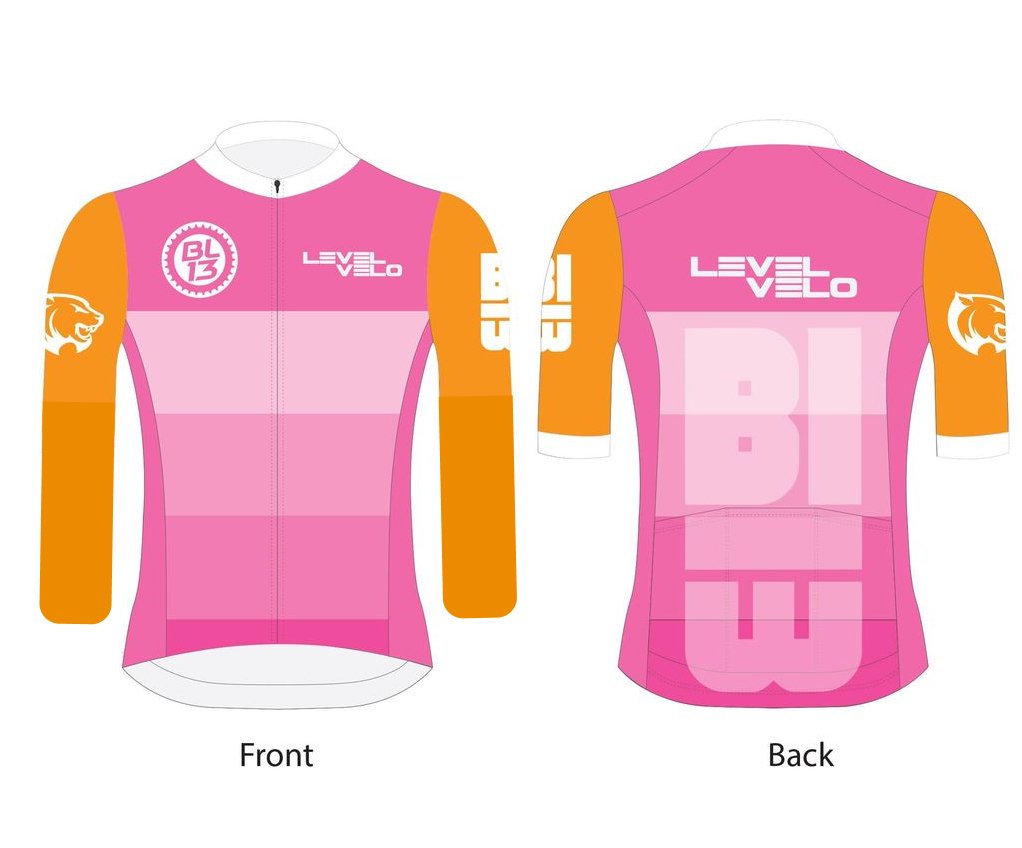BL13 Ladies Long Sleeve Jersey Women's - Thermal - LEVEL VELO