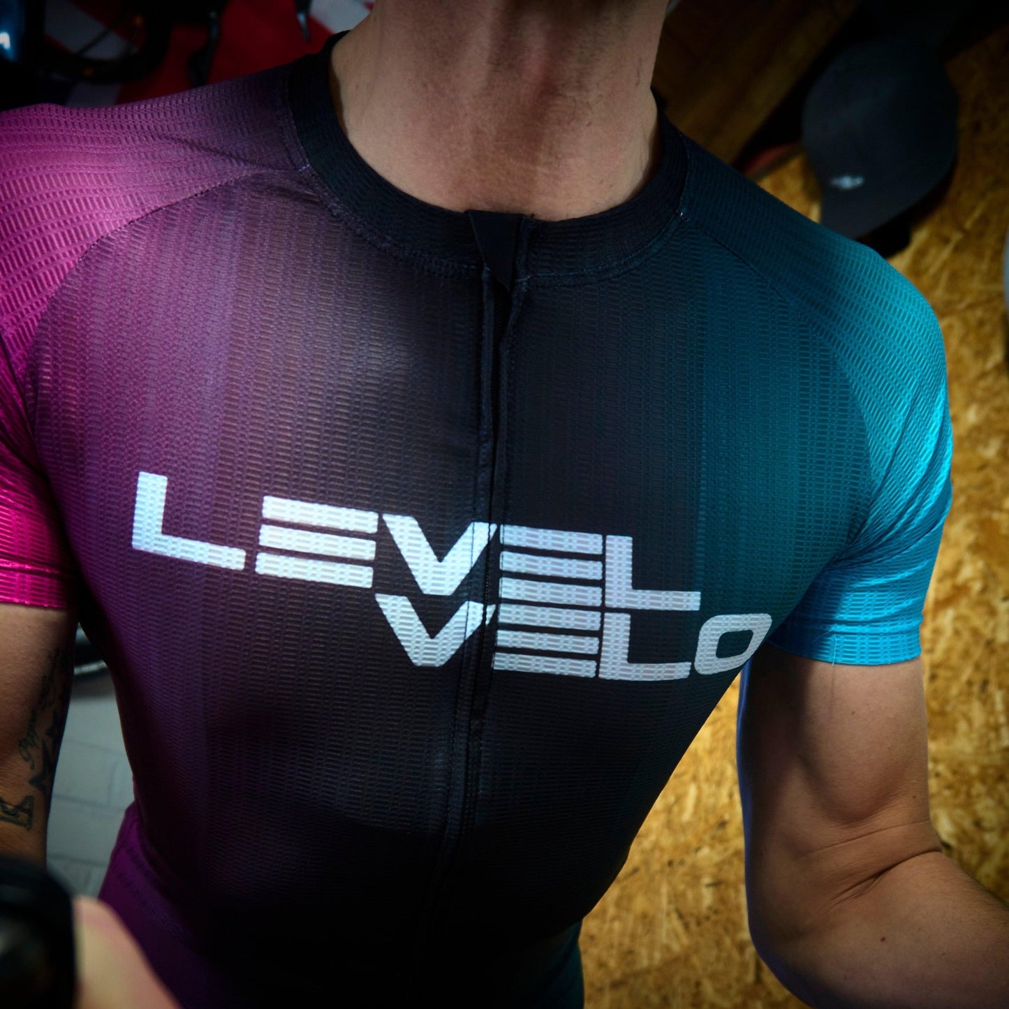 LEVEL 61 TRON Indoor Cycling Jersey - Version 1 - LEVEL VELO