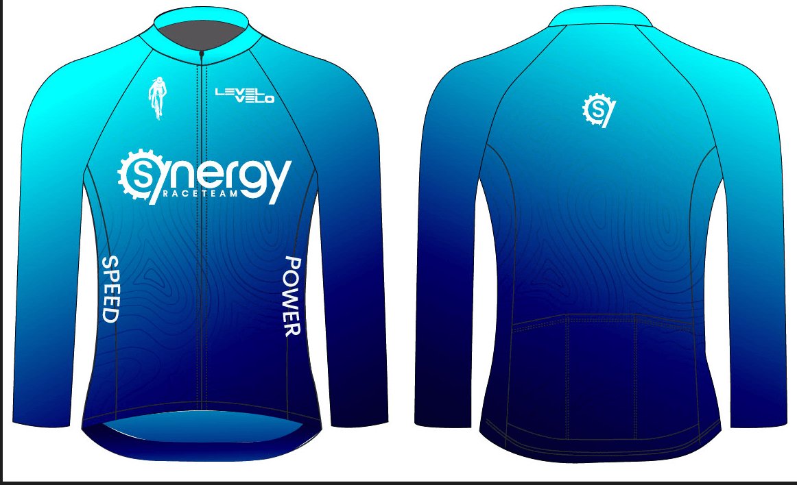 Synergy Long Sleeve Jersey Mens - race fit - LEVEL VELO