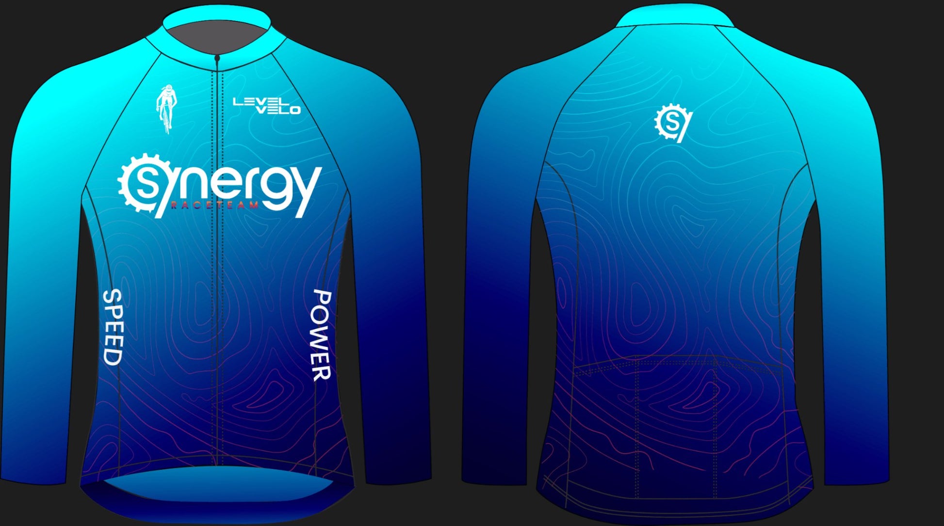 Synergy Long Sleeve Thermal Jersey Mens fit - LEVEL VELO